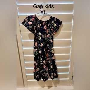 GAP Kids Black Floral Dress